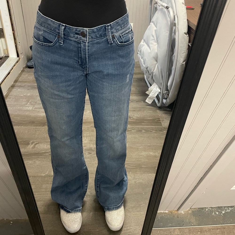 Gap size 10, or 30short flare jeans